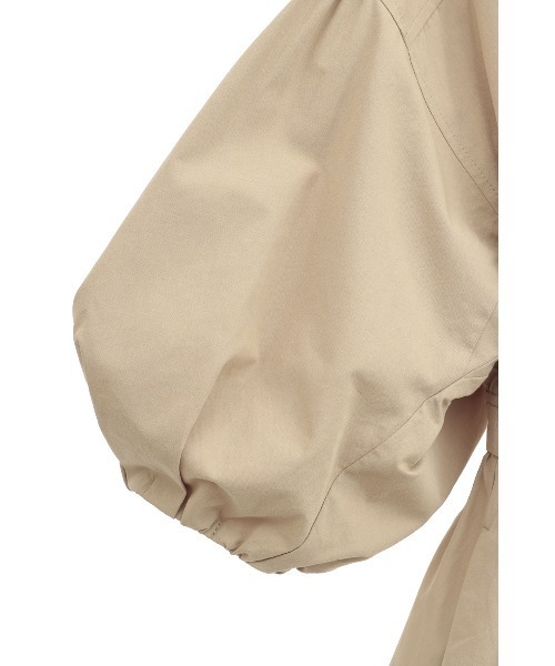 CLANE（クラネ）の「BACK SCHOEN GATHER ONEPIECE（ワンピース・レディース・ブラック/ホワイト/ベージュ・0/2/1）」の4枚目の写真