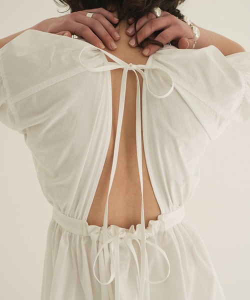 セール】BACK SCHOEN GATHER ONEPIECE(ワンピース)|CLANE(クラネ セール】BACK SCHOEN GATHER ONEPIECE(ワンピース)|CLANE(クラネ