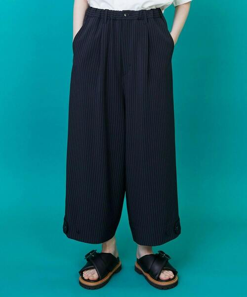 FRAPBOIS（フラボア）の「ドーパル パンツ（その他パンツ・レディース・ネイビー/グレー・2/1）」の2枚目の写真