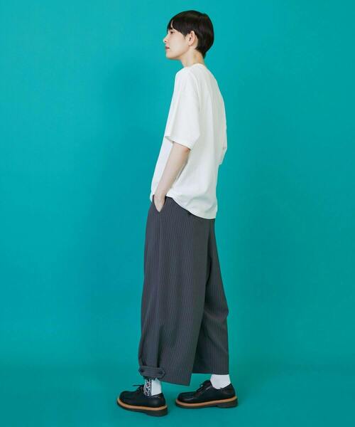 FRAPBOIS（フラボア）の「ドーパル パンツ（その他パンツ・レディース・ネイビー/グレー・2/1）」の6枚目の写真