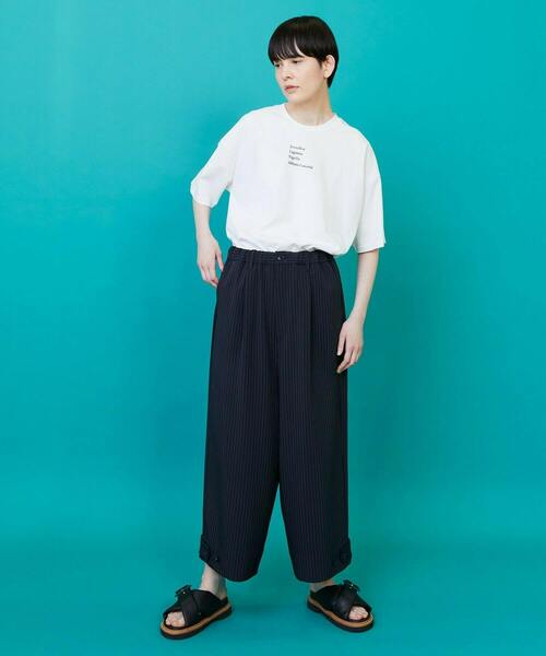 FRAPBOIS（フラボア）の「ドーパル パンツ（その他パンツ・レディース・ネイビー/グレー・2/1）」の12枚目の写真