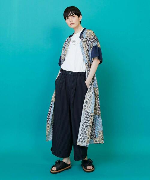 FRAPBOIS（フラボア）の「ドーパル パンツ（その他パンツ・レディース・ネイビー/グレー・2/1）」の14枚目の写真