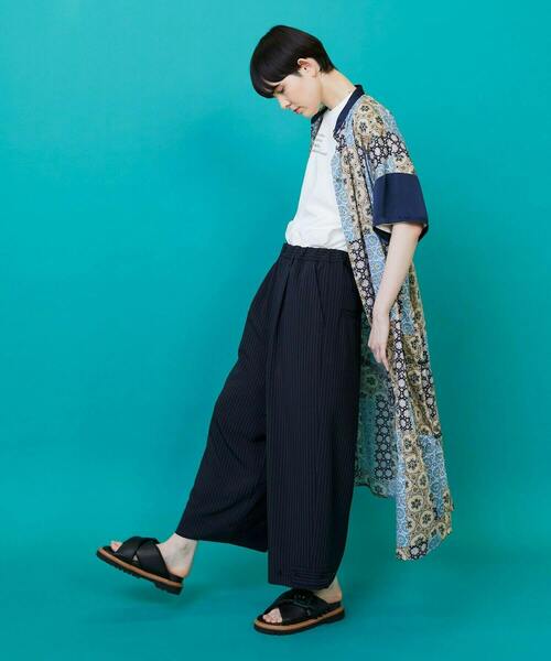 FRAPBOIS（フラボア）の「ドーパル パンツ（その他パンツ・レディース・ネイビー/グレー・2/1）」の15枚目の写真