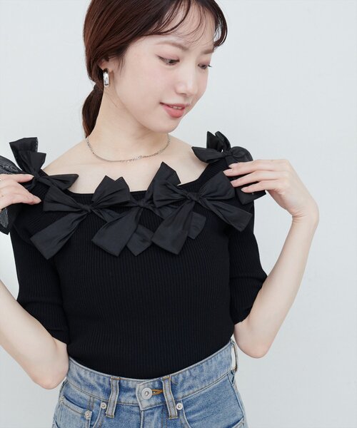 ANNA MOLINARI COUTURE リブ リボン ニット D 楽天市場】アンナモリナーリの通販