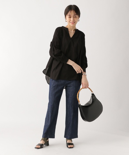 Elura（エルーラ）の「ボイルタックギャザーブラウス/290848（シャツ/ブラウス・レディース・ブラック/レッド/ホワイト・FREE）」の20枚目の写真