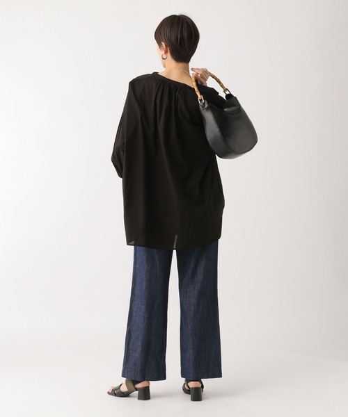 Elura（エルーラ）の「ボイルタックギャザーブラウス/290848（シャツ/ブラウス・レディース・ブラック/レッド/ホワイト・FREE）」の17枚目の写真