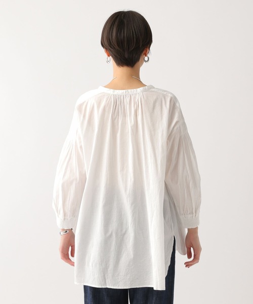 Elura（エルーラ）の「ボイルタックギャザーブラウス/290848（シャツ/ブラウス・レディース・ブラック/レッド/ホワイト・FREE）」の9枚目の写真