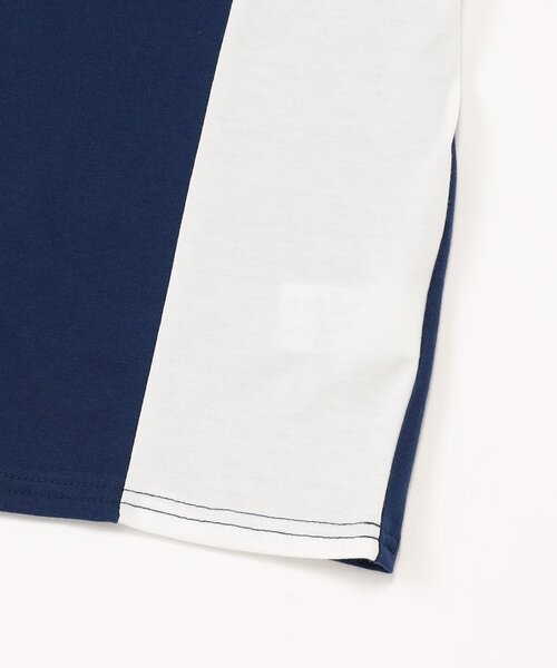 algy（アルジー）の「衿付きBIGT（Tシャツ/カットソー・キッズ・オフホワイト/ピンク/ネイビー・XX-SMALL/X-SMALL/MEDIUM/SMALL）」の6枚目の写真