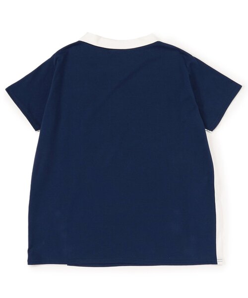 algy（アルジー）の「衿付きBIGT（Tシャツ/カットソー・キッズ・オフホワイト/ピンク/ネイビー・XX-SMALL/X-SMALL/MEDIUM/SMALL）」の8枚目の写真