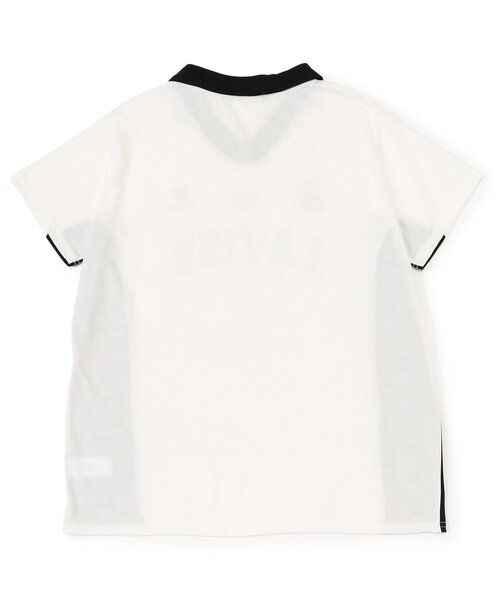 algy（アルジー）の「衿付きBIGT（Tシャツ/カットソー・キッズ・オフホワイト/ピンク/ネイビー・XX-SMALL/X-SMALL/MEDIUM/SMALL）」の9枚目の写真