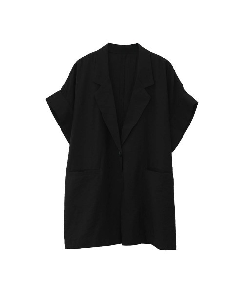 aquagarage（アクアガレージ）の「シアーテーラードジャケット（テーラードジャケット・レディース・ブラック/ベージュ/チャコール・FREE）」の17枚目の写真