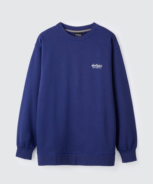 WILD THINGS（ワイルドシングス）の「スウェット クルー│SWEAT CREW（スウェット・メンズ・グレー/ブラック/レッド/グリーン/ブルーパープル/モカ・M/S/XL/L）」の6枚目の写真