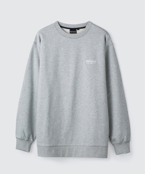 WILD THINGS（ワイルドシングス）の「スウェット クルー│SWEAT CREW（スウェット・メンズ・グレー/ブラック/レッド/グリーン/ブルーパープル/モカ・M/S/XL/L）」の9枚目の写真