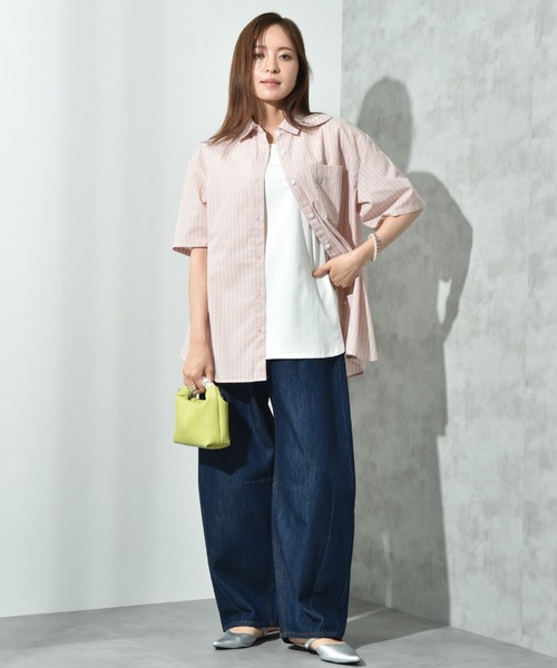 INTERPLANET（インタープラネット）の「カーブデニム（デニムパンツ・レディース・インディゴブルー/ブラック・マルチサイズ）」の18枚目の写真