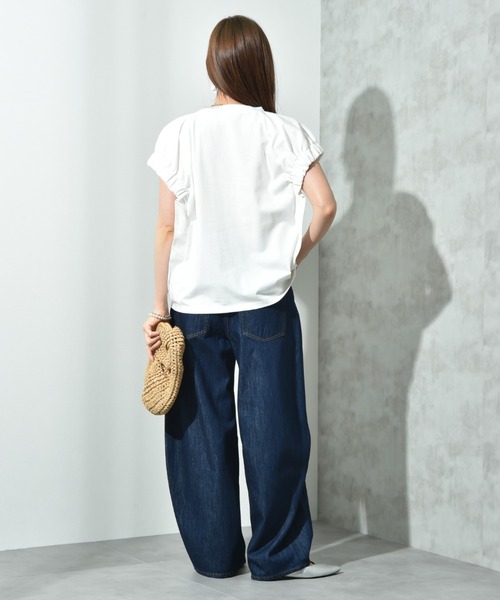 INTERPLANET（インタープラネット）の「カーブデニム（デニムパンツ・レディース・インディゴブルー/ブラック・マルチサイズ）」の15枚目の写真