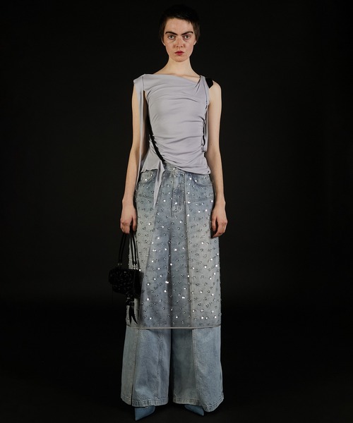 マルチエンブリッシュラップスカート / Multi-Embellished Wrap