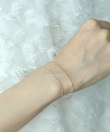 Three Four Time（スリーフォータイム）の「チェーン2連マグネットブレスレット（ブレスレット）」