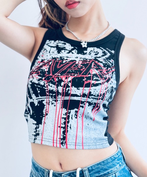 セール】【モーション】プリントタンクトップ（Tシャツ