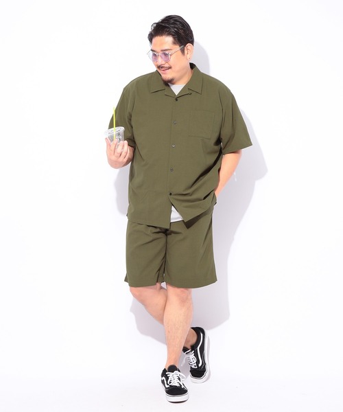B&T CLUB(ビーティークラブ)の「B&T CLUB (ビーアンドティークラブ) 快ラクAIR 爽多 シアサッカー ショートパンツ(その他パンツ・メンズ・ネイビー/ブラック/カーキ・X3(6L~7L)/X2(4L~5L)/X1(3L~4L))」の13枚目の写真