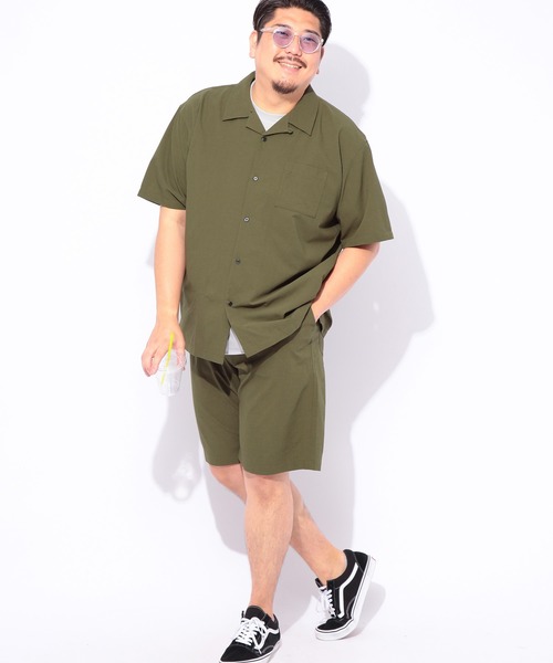 B&T CLUB(ビーティークラブ)の「B&T CLUB (ビーアンドティークラブ) 快ラクAIR 爽多 シアサッカー ショートパンツ(その他パンツ・メンズ・ネイビー/ブラック/カーキ・X3(6L~7L)/X2(4L~5L)/X1(3L~4L))」の15枚目の写真