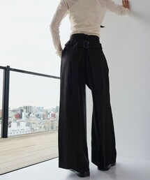 Wrap Back Trousers|ウォッシャブル/セットアップ/春服