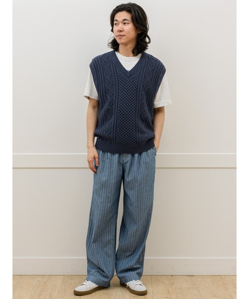 Gap × Malbon ケーブルニットベスト（ベスト）｜GAP（ギャップ