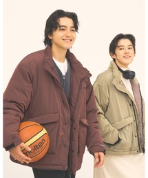【THOUSAND MILE】STAND COLLAR PADDED JACKET/スタンドカラー　パデット　ジャケット