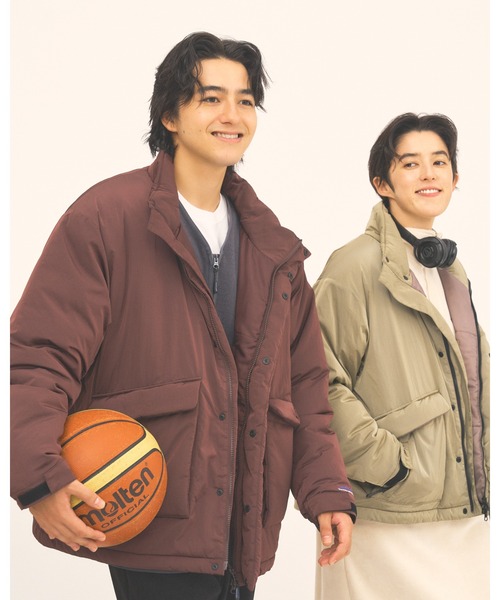 THOUSAND MILE（サウザンドマイル）の「【THOUSAND MILE】STAND COLLAR PADDED JACKET/スタンドカラー　パデット　ジャケット（その他アウター・メンズ・ブラウン/ネイビー/チャコールグレー/ブラック/カーキ・S/L/M/XS/XL）」の4枚目の写真