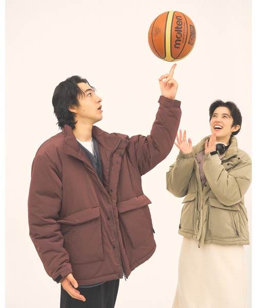 THOUSAND MILE】STAND COLLAR PADDED JACKET/スタンドカラー パデット