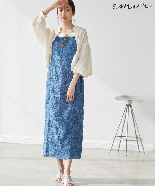 ROPE' PICNIC（ロペピクニック）の「【emur/エミュール】1人で着られる浴衣キャミワンピースセット（浴衣・レディース・ラベンダー/ブルー・38）」の7枚目の写真