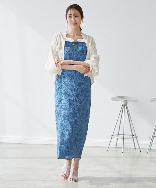 ROPE' PICNIC（ロペピクニック）の「【emur/エミュール】1人で着られる浴衣キャミワンピースセット（浴衣・レディース・ラベンダー/ブルー・38）」の8枚目の写真