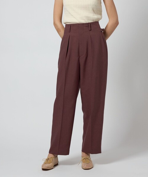 【新品同様】Steven Alan ワイド テーパード トラウザーズ パンツ S STEVEN ALAN スラックス パンツ 「Steven Alan」タック
