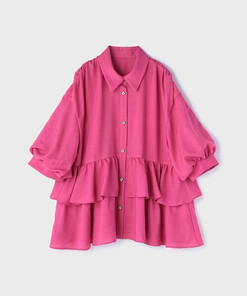 セール】ティアードシャツチュニック（シャツ/ブラウス）｜Diagram