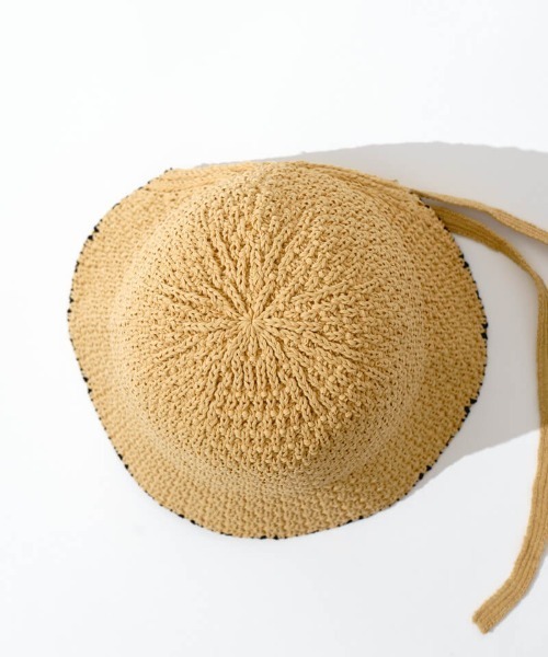 flower（フラワー）の「サマーニットハット（ハット・レディース・ブラック/ホワイト/ブラウン・FREE）」の11枚目の写真