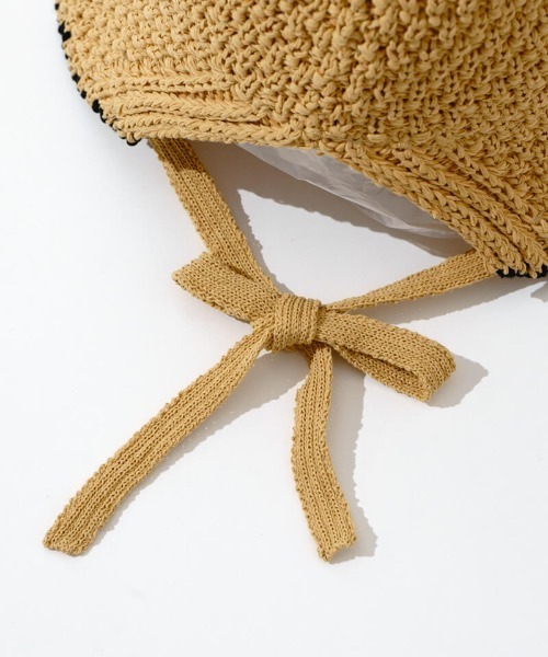 flower（フラワー）の「サマーニットハット（ハット・レディース・ブラック/ホワイト/ブラウン・FREE）」の10枚目の写真