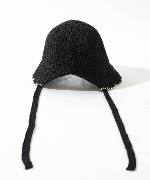 flower（フラワー）の「サマーニットハット（ハット・レディース・ブラック/ホワイト/ブラウン・FREE）」の4枚目の写真