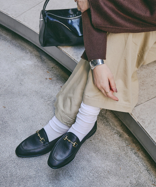 LE TALON（ルタロン）の「《追加》レザービットバブーシュ（ローファー・レディース・ブラック系その他・21.5/22cm/22.5cm/23cm/23.5cm/24cm/24.5cm/25cm/25.5cm/26cm）」の8枚目の写真