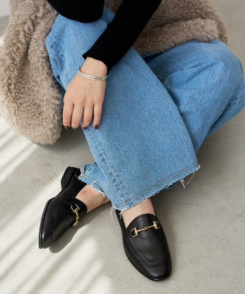 LE TALON（ルタロン）の「《追加》レザービットバブーシュ（ローファー・レディース・ブラック系その他・21.5/22cm/22.5cm/23cm/23.5cm/24cm/24.5cm/25cm/25.5cm/26cm）」の13枚目の写真