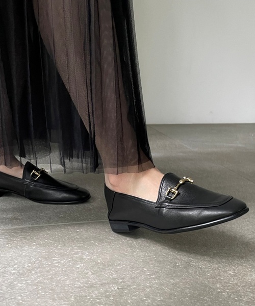 追加》レザービットバブーシュ（ローファー）｜LE TALON（ルタロン）の