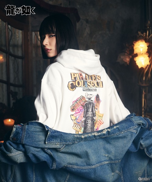 glamb（グラム）の「Madlantis Hoodie / マッドランティスフーディ（パーカー・メンズ・ホワイト/ブラック・M/L/XL）」の12枚目の写真