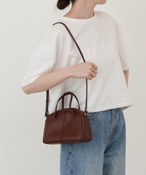 ラシット russet ニュークラシック　ボストンバッグ ショルダー　レザー レザー横長ボストンバッグ（ボストンバッグ）｜russet（ラシット