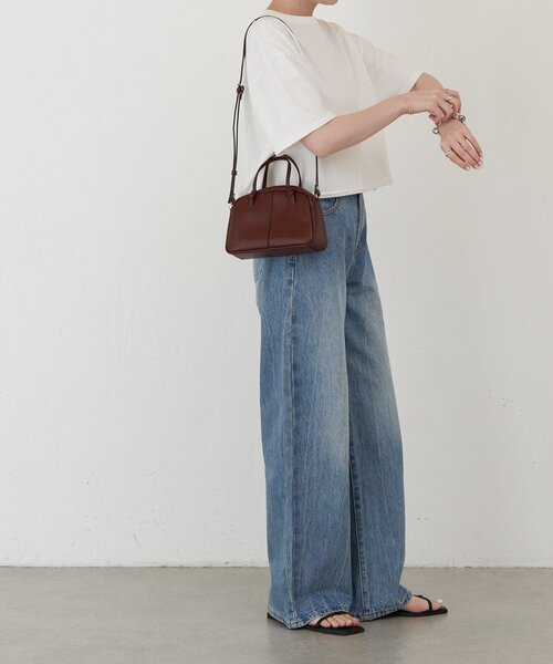 russet ボストンバッグ 500mlペットボトル対応］レザー2wayミニボストンバッグ | russet