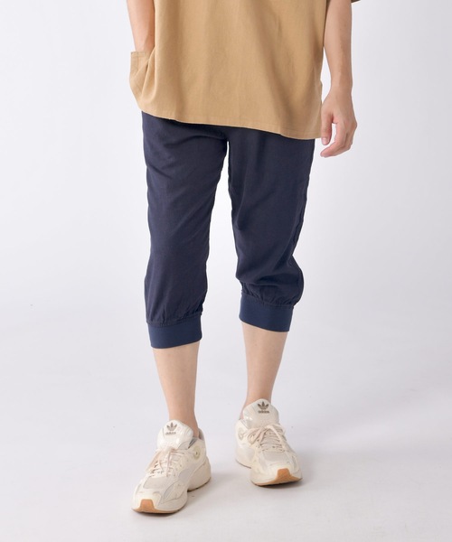 Relation(リレーション)の「リネンクロップドパンツ(その他パンツ・メンズ・ブラック/カーキ/サックスブルー/グレー/ベージュ/ネイビー/ピンク/ホワイト・SMALL/MEDIUM/LARGE/X-LARGE)」の6枚目の写真