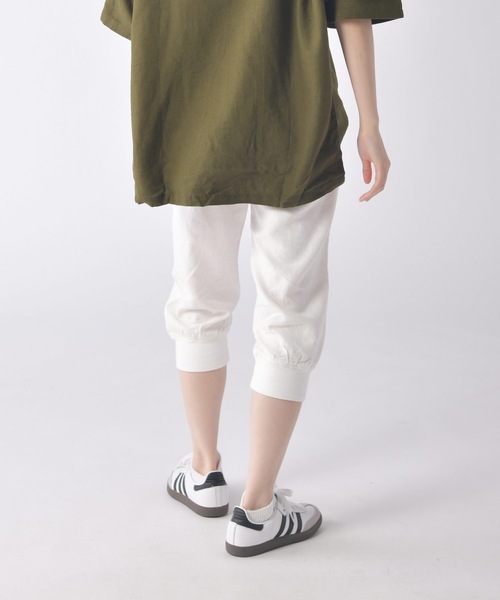 Relation(リレーション)の「リネンクロップドパンツ(その他パンツ・メンズ・ブラック/カーキ/サックスブルー/グレー/ベージュ/ネイビー/ピンク/ホワイト・SMALL/MEDIUM/LARGE/X-LARGE)」の9枚目の写真