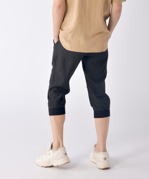 D-due デ・ドゥエ 2021 S/S リネン✕コットン クロップドパンツ フレンチリネン・ワイドクロップドパンツ/40代50代からの