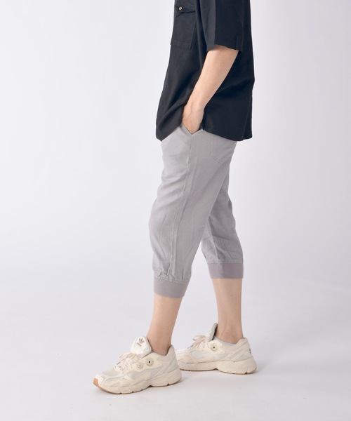 Relation(リレーション)の「リネンクロップドパンツ(その他パンツ・メンズ・ブラック/カーキ/サックスブルー/グレー/ベージュ/ネイビー/ピンク/ホワイト・SMALL/MEDIUM/LARGE/X-LARGE)」の11枚目の写真