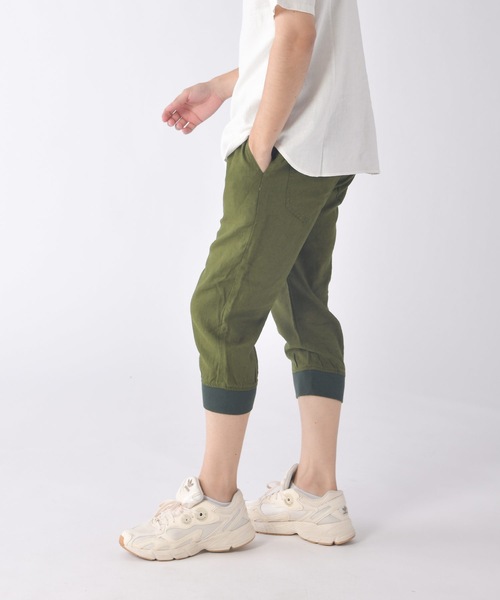 Relation(リレーション)の「リネンクロップドパンツ(その他パンツ・メンズ・ブラック/カーキ/サックスブルー/グレー/ベージュ/ネイビー/ピンク/ホワイト・SMALL/MEDIUM/LARGE/X-LARGE)」の13枚目の写真