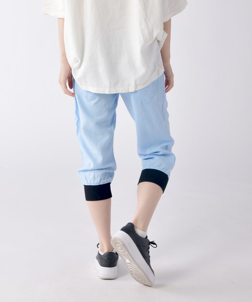 Relation(リレーション)の「リネンクロップドパンツ(その他パンツ・メンズ・ブラック/カーキ/サックスブルー/グレー/ベージュ/ネイビー/ピンク/ホワイト・SMALL/MEDIUM/LARGE/X-LARGE)」の15枚目の写真