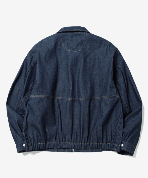 rehacer（レアセル）の「rehacer : Tuck Volume Denim Jacket / タック ボリュームデニム ジャケット（デニムジャケット・メンズ・インディゴブルー・SMALL/MEDIUM/LARGE）」の18枚目の写真