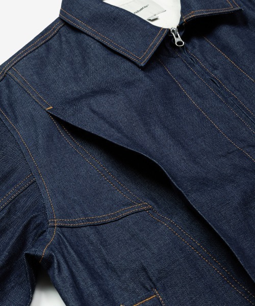 rehacer（レアセル）の「rehacer : Tuck Volume Denim Jacket / タック ボリュームデニム ジャケット（デニムジャケット・メンズ・インディゴブルー・SMALL/MEDIUM/LARGE）」の11枚目の写真